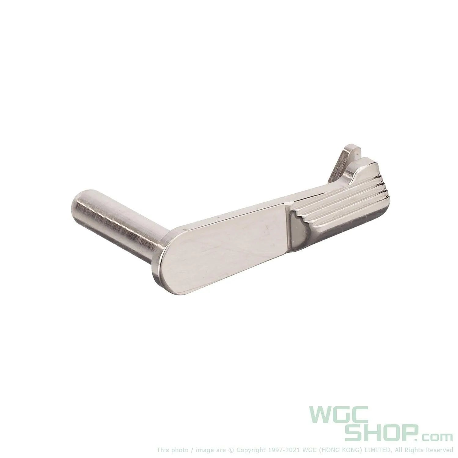 5KU Stainless Steel Slide Stop for Marui Hi-Capa GBB Airsoft - Type 3 / Silver ( GB-501 )