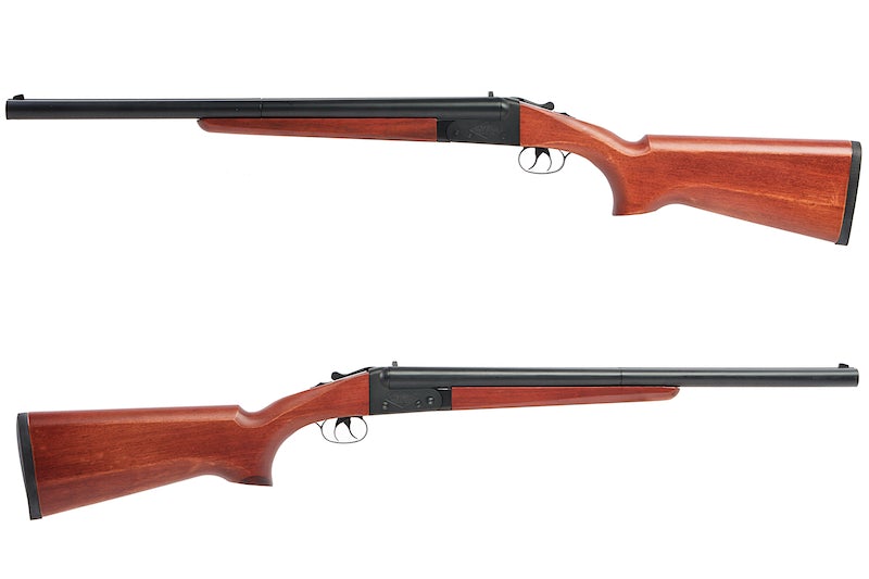 Farsan 0521 Real Wood 6mm Double Barrel Gas Shotgun (Long)