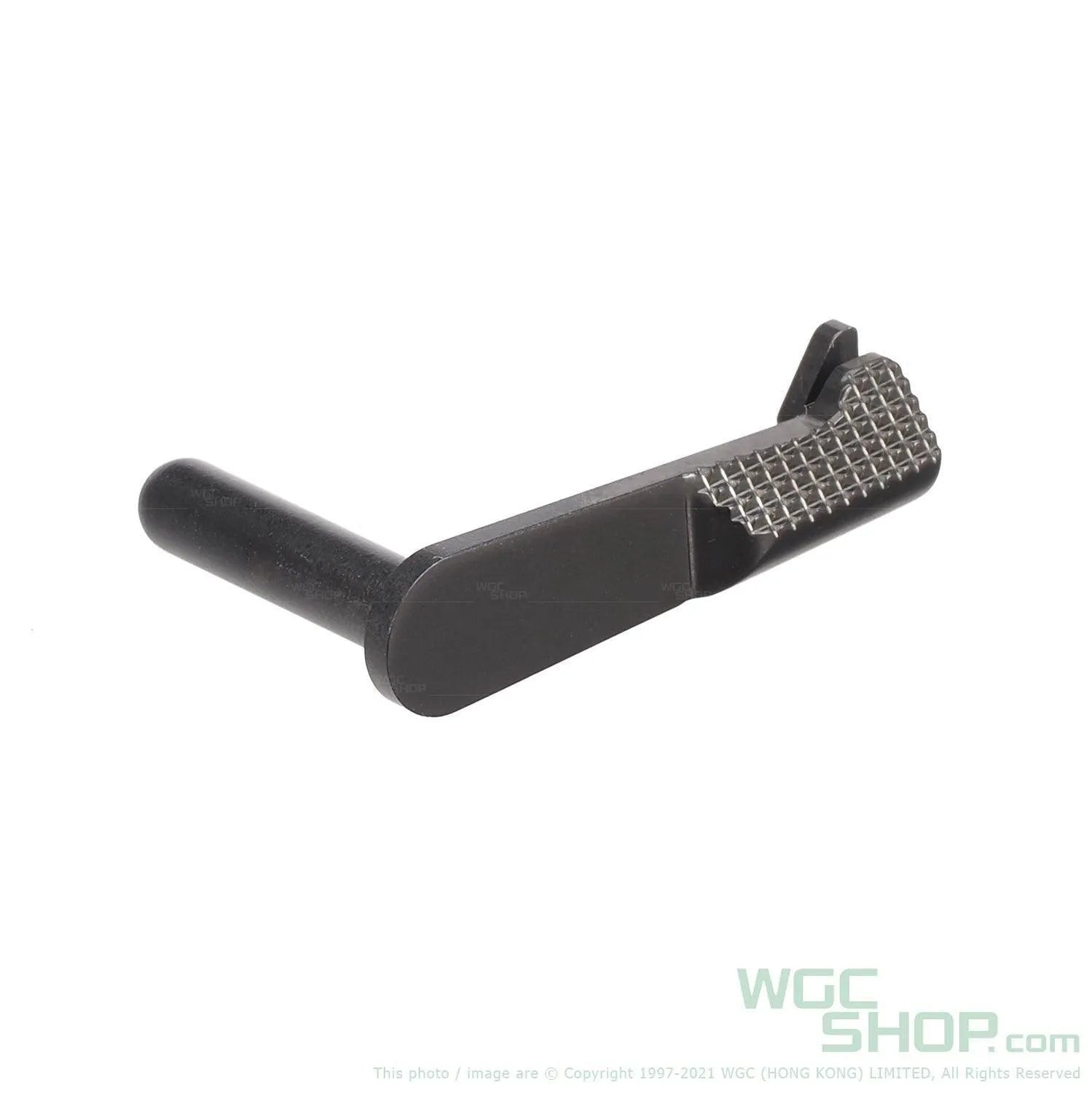 5KU Stainless Steel Slide Stop for Marui Hi-Capa GBB Airsoft - Type 2 / Black