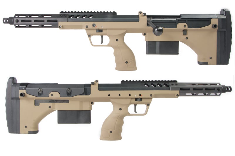 Silverback SRS A2/M2 Covert Licensed by Desert Tech (Dark Earth/ Left/ 16" Barrel)