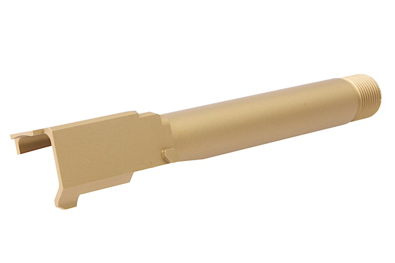 Pro-Arms Aluminum CNC 14mm Threaded Outer Barrel for Marui Model 17 Gen 4 (Titanium Nitride)