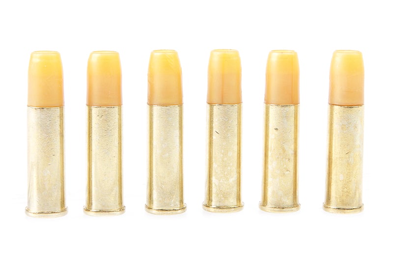 Gun Heaven Spare Brass Shells for Wingun/Dan Wesson/BO Chiappa Rhino 6mm Airsoft CO2 Revolver (6pcs)