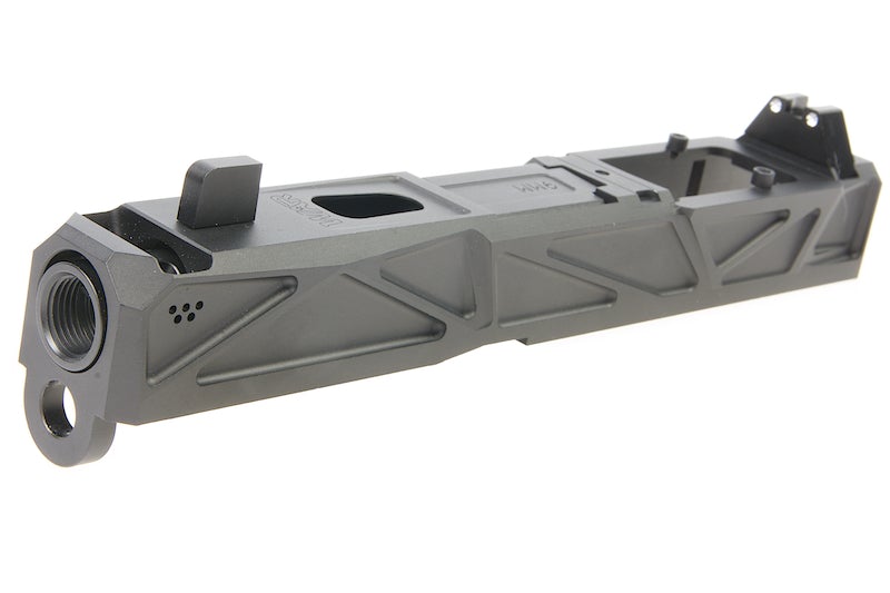 JDG WAR Afterburner RMR Slide Set for Umarex/VFC Glock 19 Gen 3 GBB (WAR Licensed/ Black Barrel)