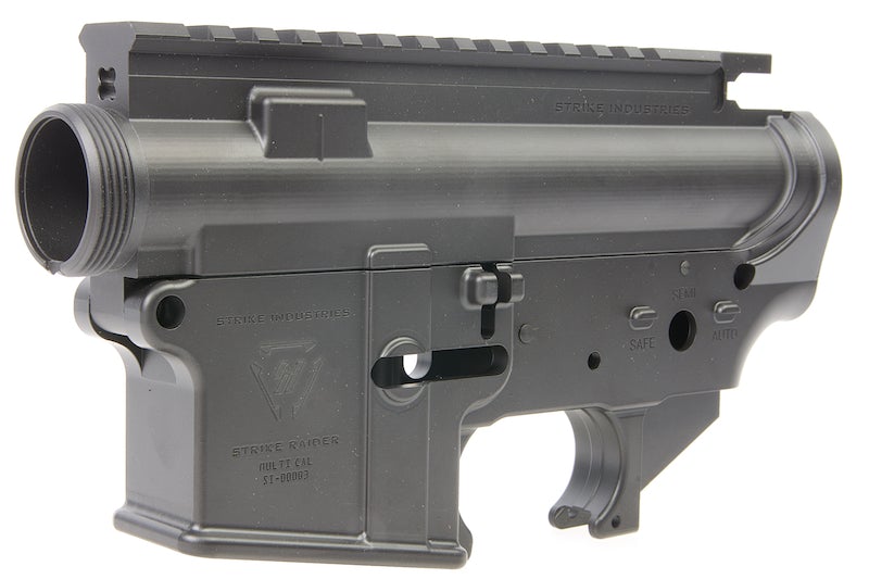 G&P MWS Forged Aluminum SI M4 Receiver Set w/ Hopup Chamber (Cerakote Black Finish) for Marui M4A1 M