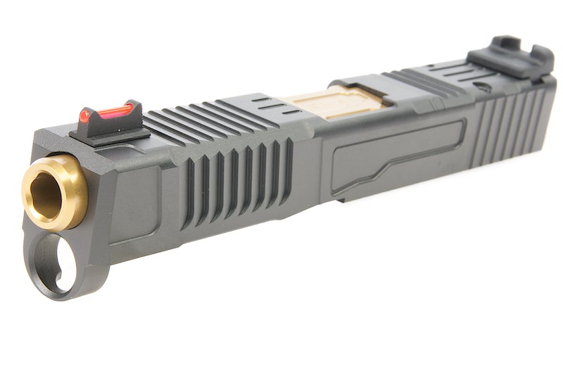 VFC CNC Aluminum FI MK1 Slide Kit for Umarex (VFC) G19 Gen4 (Fowler Industries Licensed/ Gold Barrel