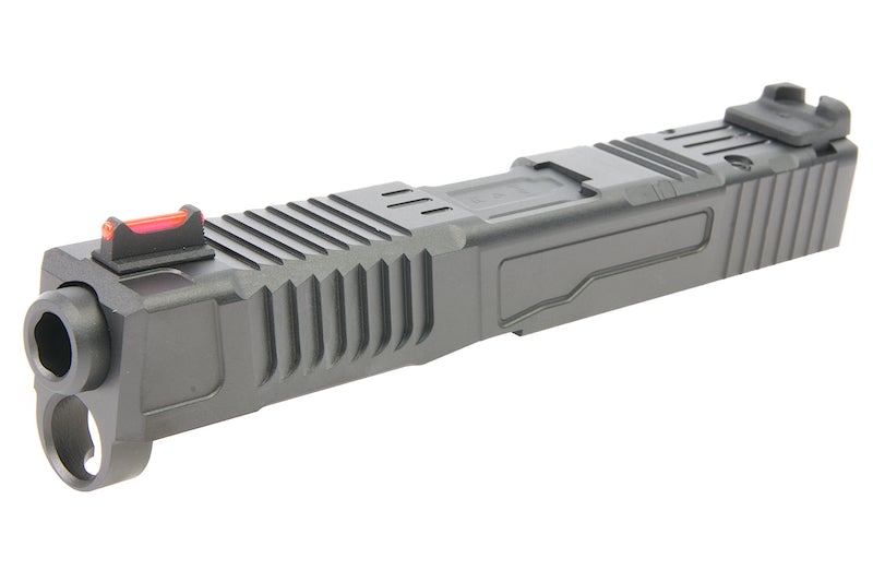 VFC CNC Aluminum FI MK1 Slide Kit for Umarex (VFC) G19 Gen4 (Fowler Industries Licensed/ Black Barre