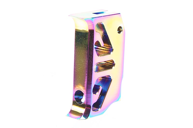 COWCOW Technology Aluminum CNC Trigger T2 for Marui Hi-Capa / 1911 GBB (Rainbow)