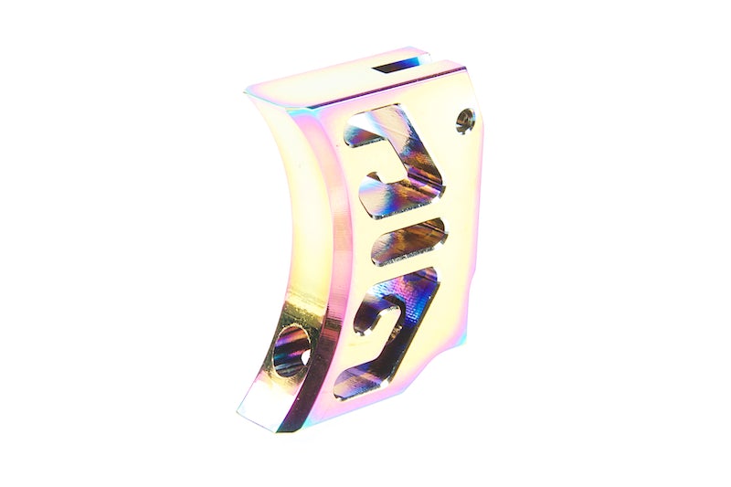 COWCOW Technology Aluminum CNC Trigger T1 for Marui Hi-Capa / 1911 GBB (Rainbow)