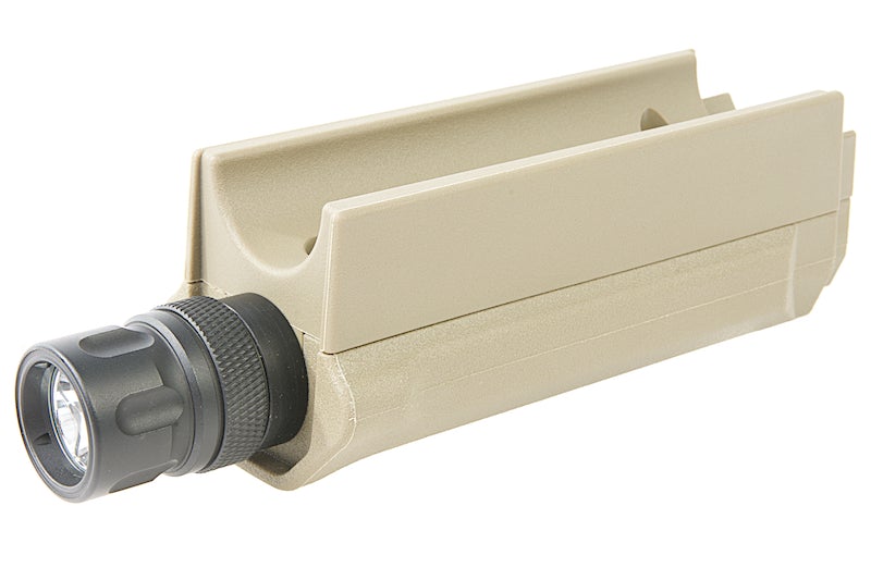ARES STRIKER AS03 Handguard with Flashlight (Dark Earth)