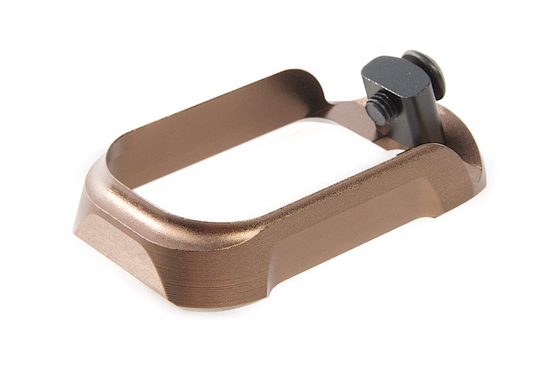 COWCOW Technology Aluminum CNC Tactical Magwell for Marui Model 17 Gen4 GBB Pistol (Dark Earth)