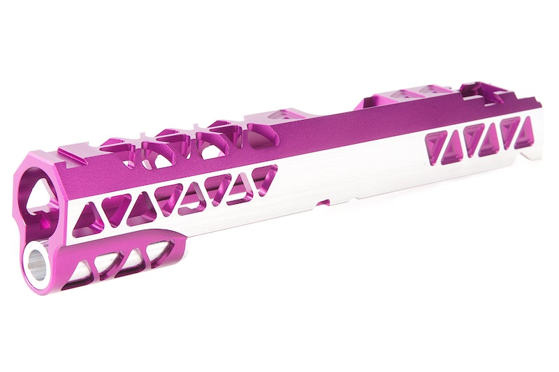 Gunsmith Bros Triangle Single Slide for Marui Hi-Capa GBB (Purple/ Silver)