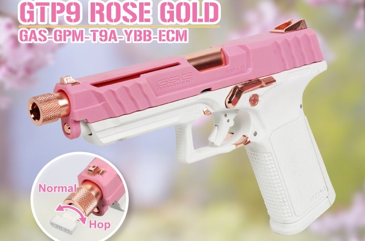 G&G GTP 9 GBB Pistol (Rose Gold Ver.)