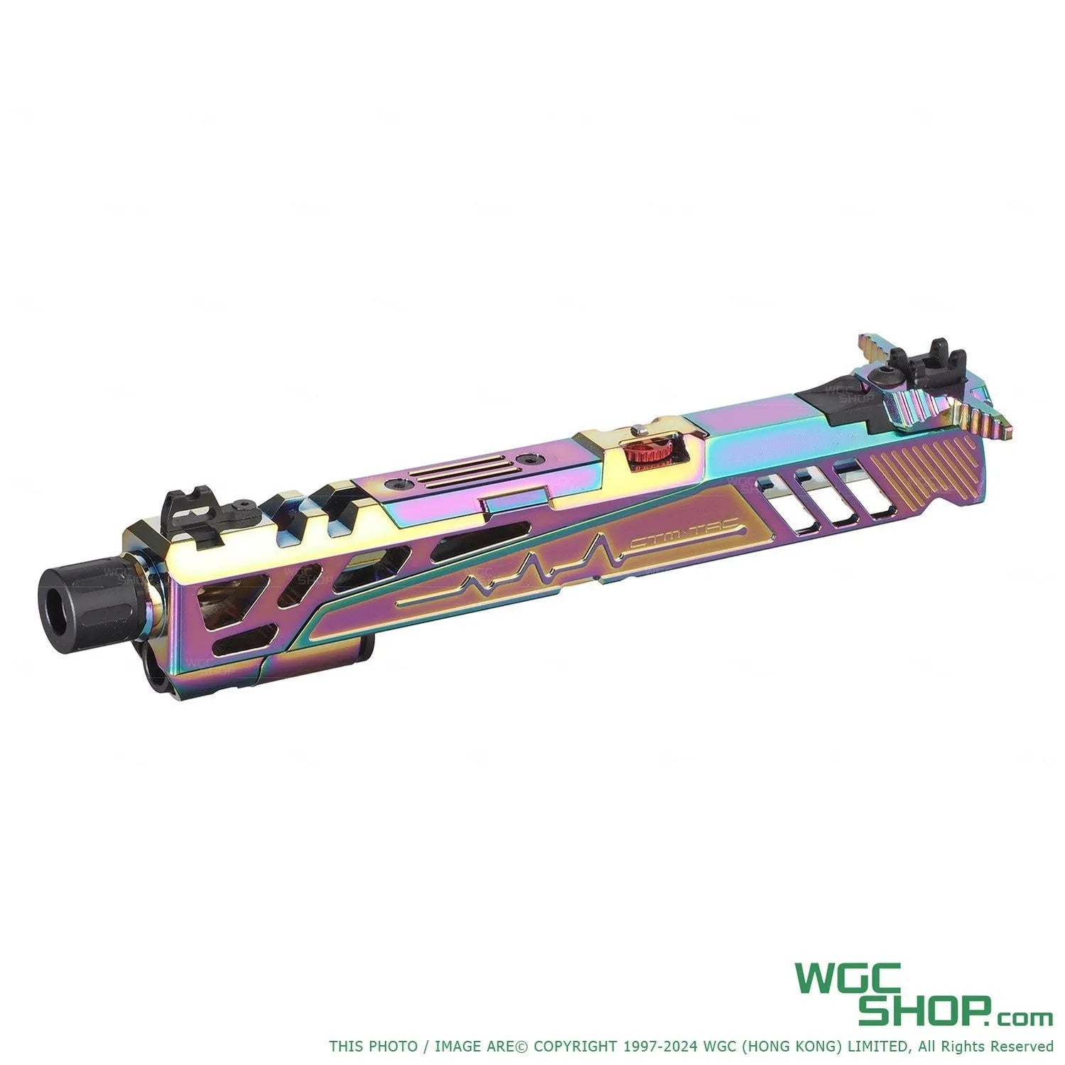 CTM FLATLINE Split-Slide for Marui Hi-Capa GBB Airsoft ( Electroplated Chameleon )