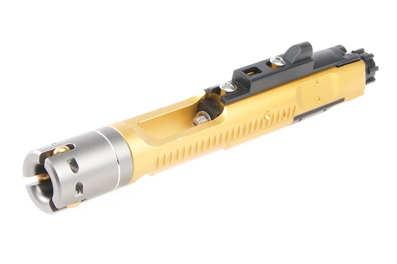 G&P MWS Forged Aluminum Complete Bolt Carrier Group Set for Marui Buffer Tube (Gold)