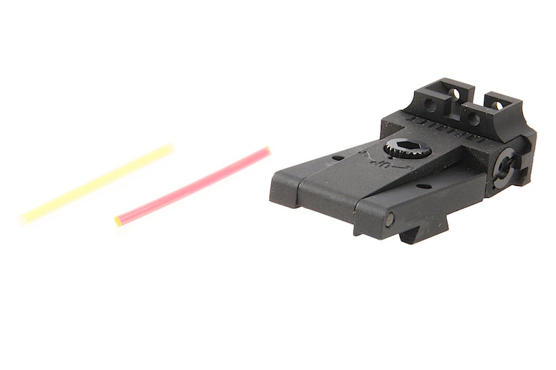 Airsoft Masterpiece Aluminum Rear Sight with Fiber for Marui Hi-Capa GBB (Infinity)