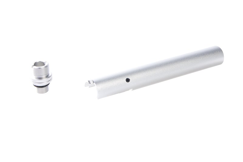 Nine Ball Fixed Non-Recoil 2Way Outer Barrel for Hi-Capa 5.1 GBB (Silver)