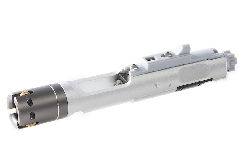 G&P MWS Forged Aluminum Complete M16VN Bolt Carrier Group Set for G&P Buffer Tube (Silver)