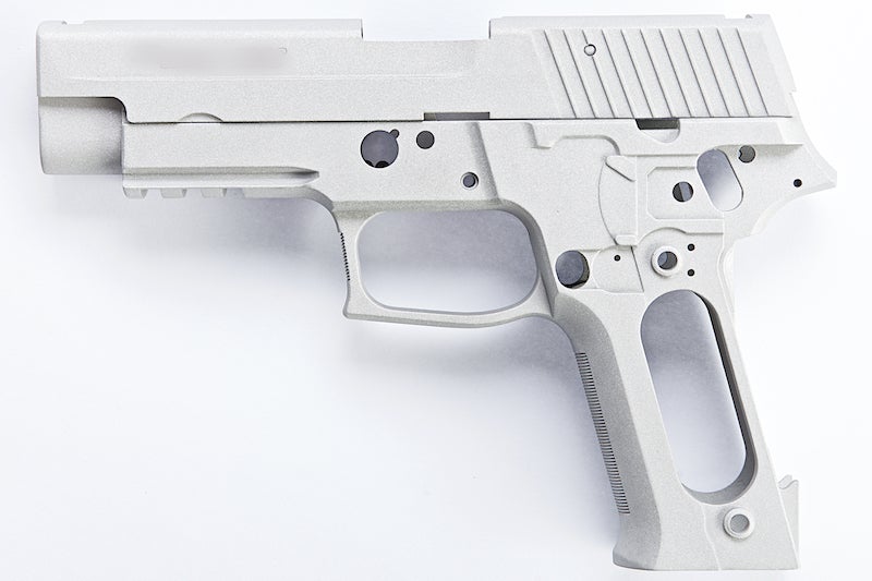 Guarder Metal Slide & Frame for Marui P226 E2 (With Marking/ Silver)