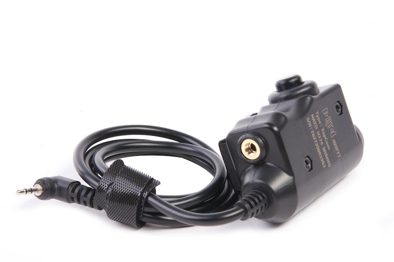 Roger Tech 409 PTT for all NATO Standard Headset with Nexus TP-120 (Topcom Ver.)