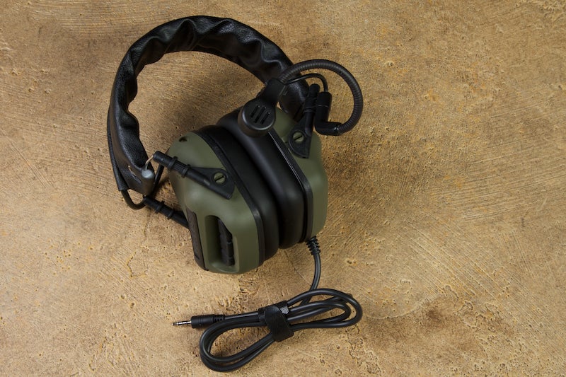 Roger Tech EVO406-UE Ultimate Edition Electronic Hearing Protection (Bluetooth/ AUX-Wired Ver./ Oliv