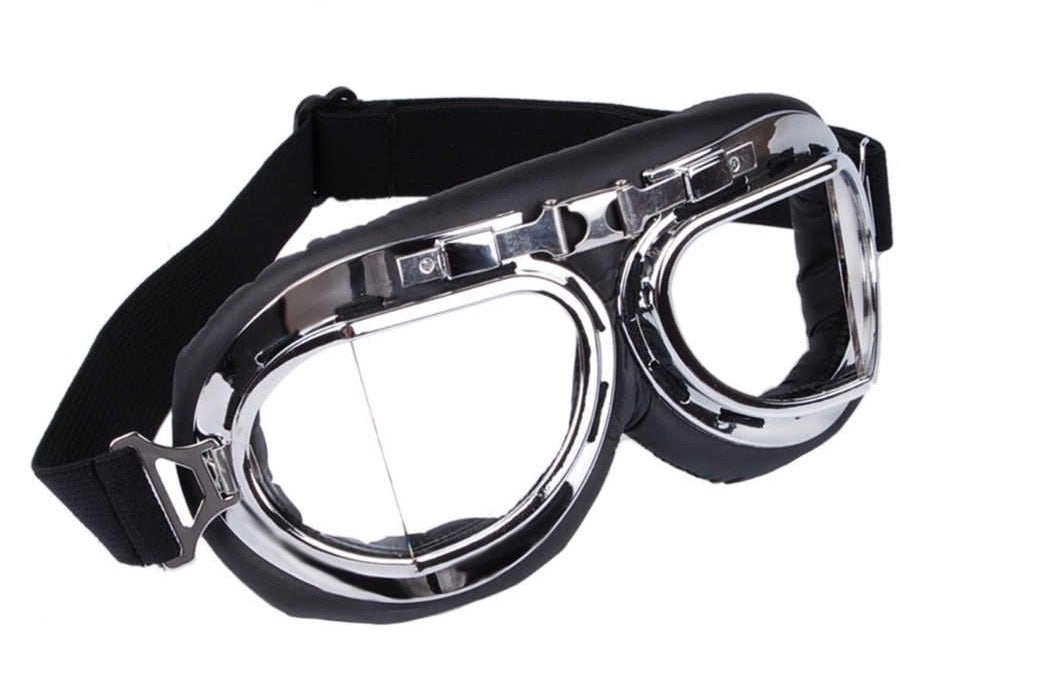 Carting WWII German Elite Style Car Right Angle Goggles