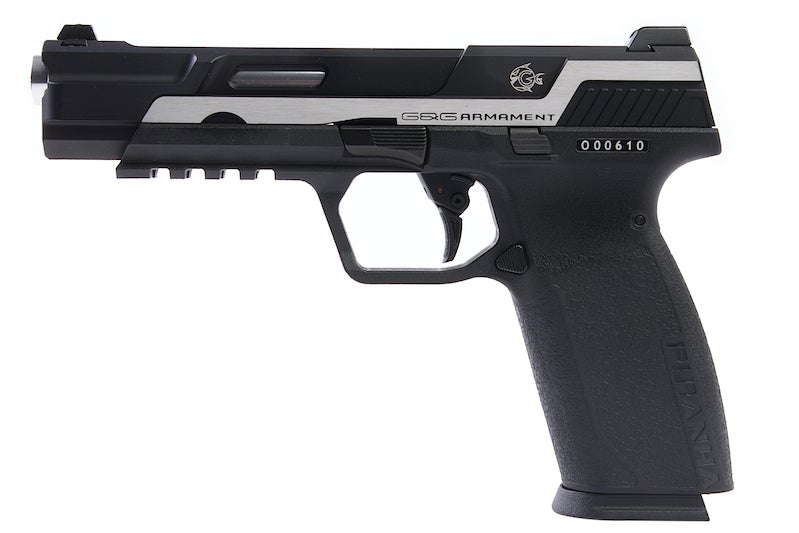 G&G Piranha MKI GBB Gas Pistol (Silver)