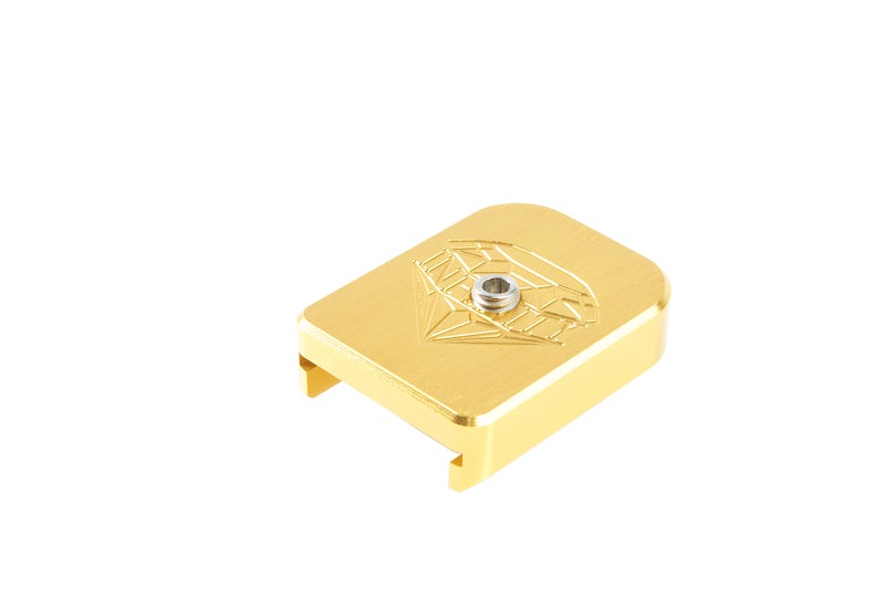 Airsoft Masterpiece SV Infinity Diamond Magazine Base For Marui Hi-Capa 5.1 GBB (Gold)