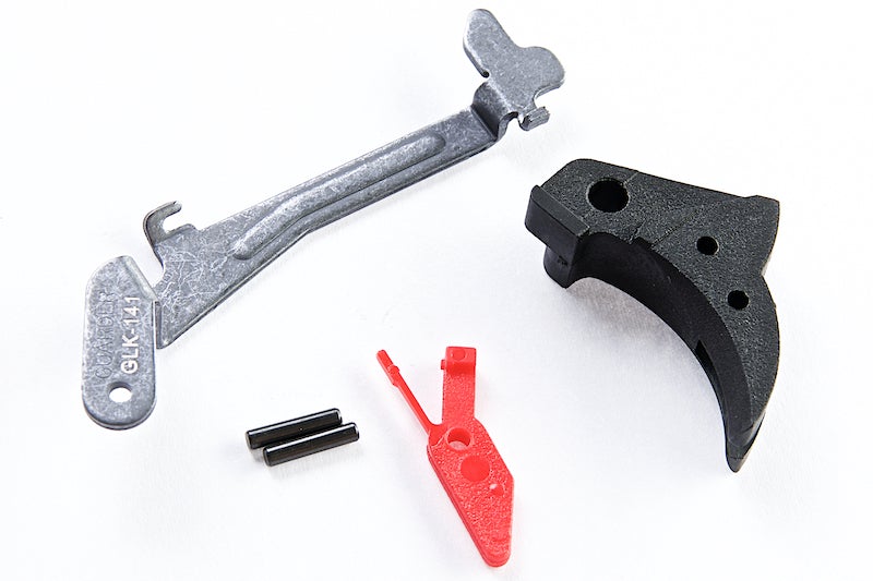 Guarder Smooth Trigger & Lever Group for Marui G17 / G22 / G26 / G34 (Black/Red)