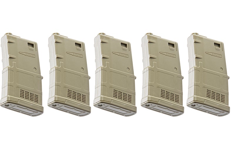 ARES 100rds M4 AMAG Magazine for M4/ M16 AEG (5PCS / Dark Earth)