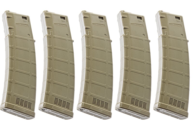ARES 170rds M4 AMAG Magazine for M4/ M16 AEG (5PCS / Dark Earth)