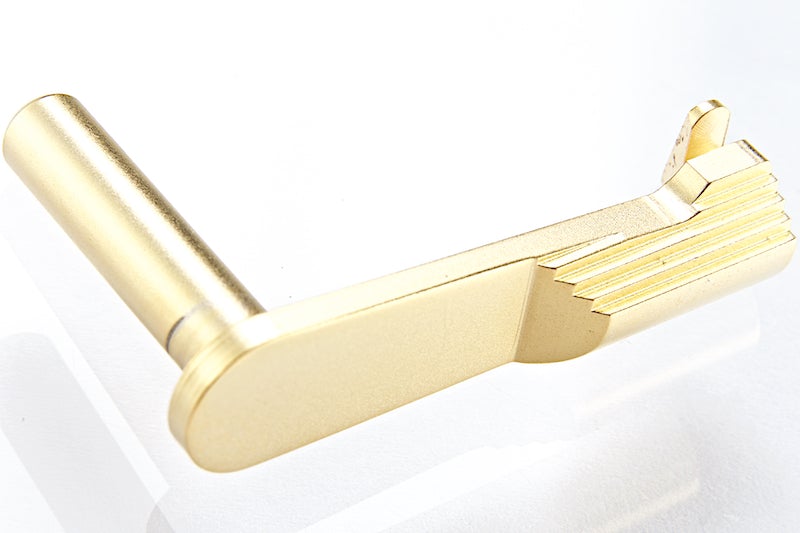 Airsoft Masterpiece CNC Steel Slide Stop for Marui Hi-Capa GBB (Gold/ Type 1)