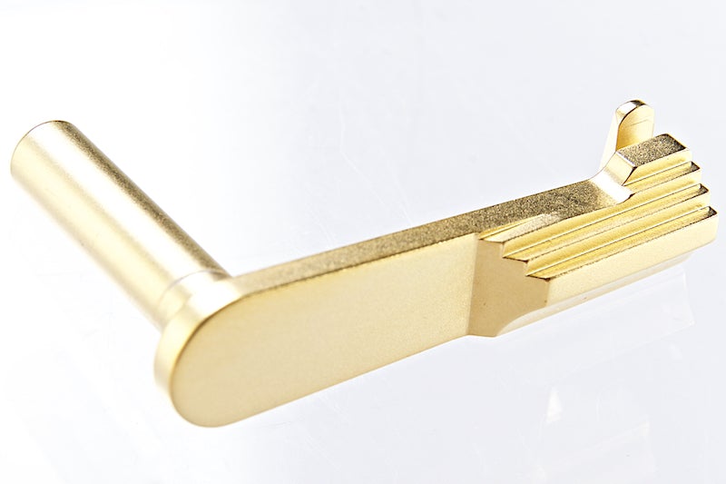 Airsoft Masterpiece CNC Steel Slide Stop for Marui Hi-Capa GBB (Gold/ Type 2)