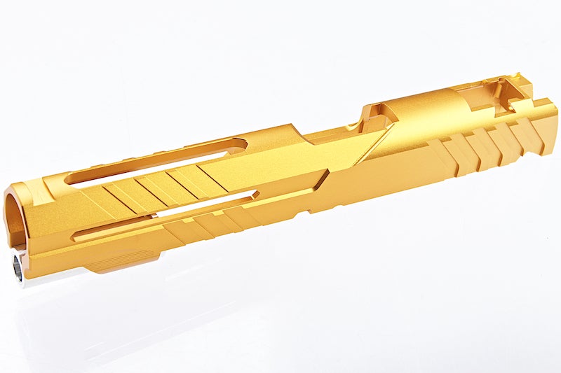Airsoft Masterpiece Custom 'Alpha' Standard Slide for Marui Hi-Capa / 1911 GBB (Gold)