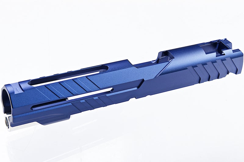 Airsoft Masterpiece Custom 'Alpha' Standard Slide for Marui Hi-Capa / 1911 GBB (Blue)