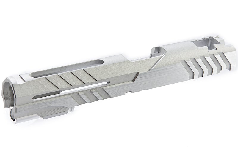 Airsoft Masterpiece Custom 'Alpha' Standard Slide for Marui Hi-Capa / 1911 GBB (Silver)