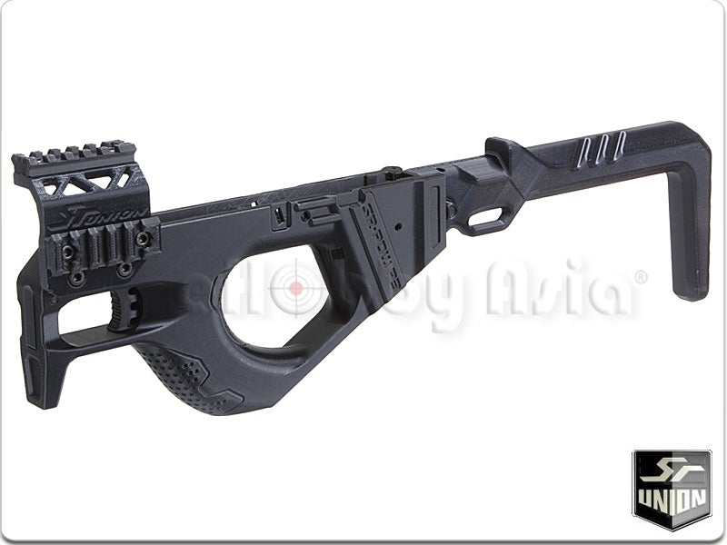 SRU Carbine Pistol SMG for WE G17/G18C/G34/G35 GEN3 GBB (Black)