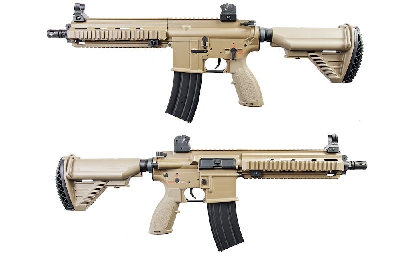 E&C EC102 Full Metal HK416 AEG Rifle (Dark Earth)