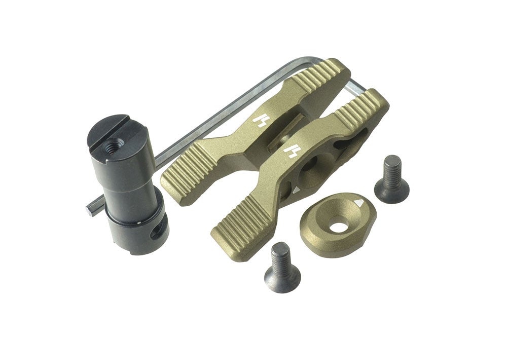 Strike Industries Aluminum 6061-T6 Selector Switch for M4 GBB Rifle (Dark Earth)