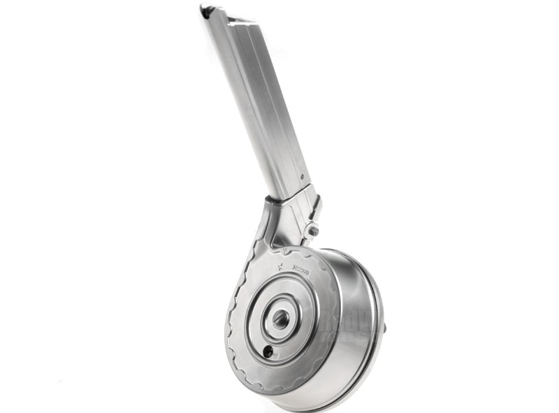 WE 50rds Drum Magazine for WE Luger P08 (Silver)