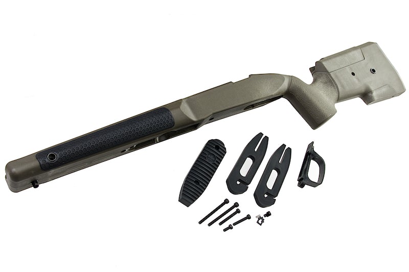 Maple Leaf MLC-S1 Rifle Stock Conversion Kit for Marui VSR-10 Sniper (Olive Drab)