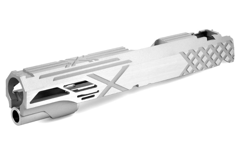 Airsoft Masterpiece X Standard Slide for Tokyo Marui Hi-Capa / 1911 GBB (Silver)