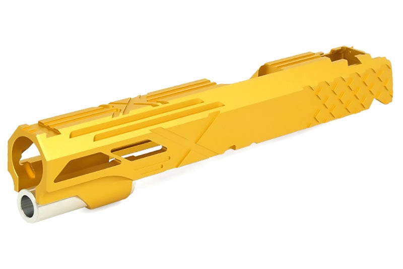 Airsoft Masterpiece X2 Standard Slide for Tokyo Marui Hi-Capa / 1911 GBB (Gold)