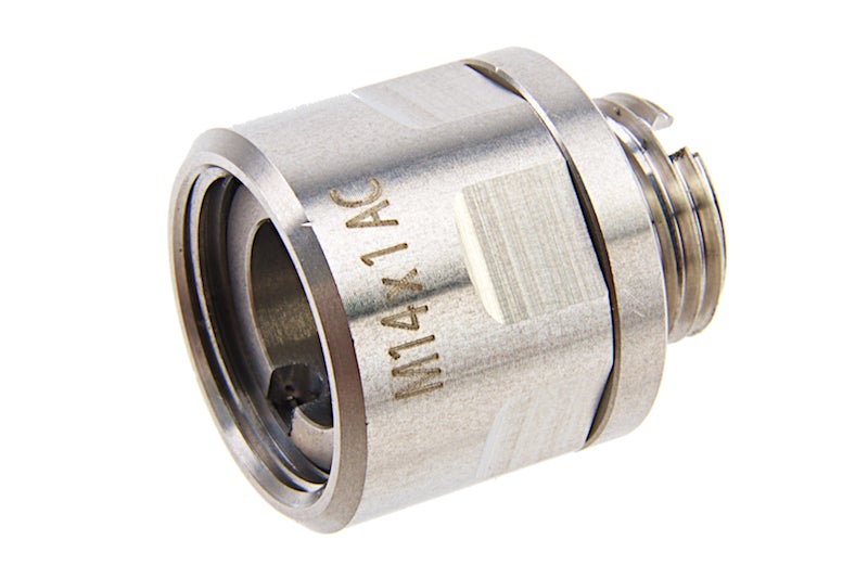 COWCOW Technology A01 Stainless Steel Silencer Adapter (11mm CW to 14mm CCW, Silver)