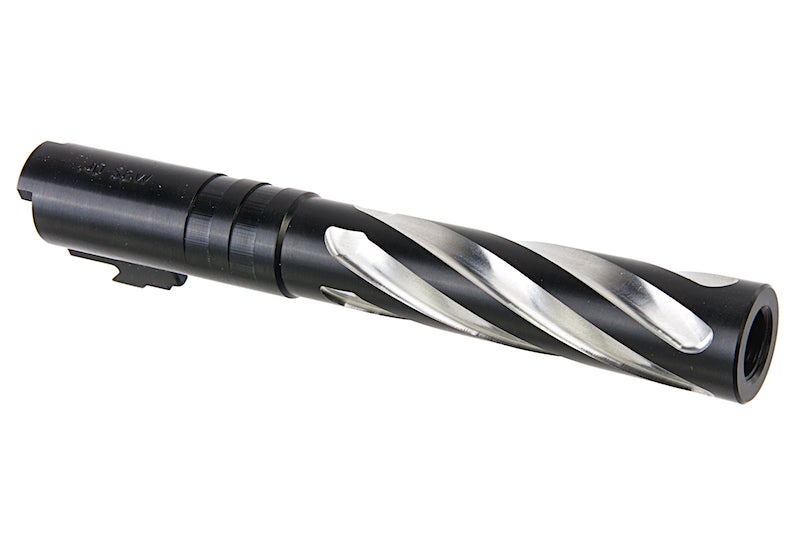COWCOW Technology Tornado Stainless Steel Threaded Outer Barrel for Tokyo Marui Hi-Capa 5.1 GBB Seri