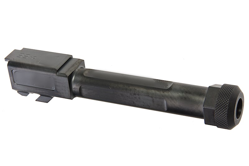Guns Modify CNC SA Stainless Steel Threaded Barrel w/ Inner Barrel for TM Model 19 GBB (Nitride Blac