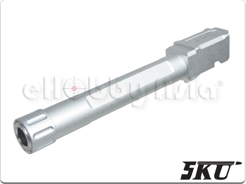 5KU Threaded Outer Barrel for Marui G17 GBB (14mm CCW, Silver)