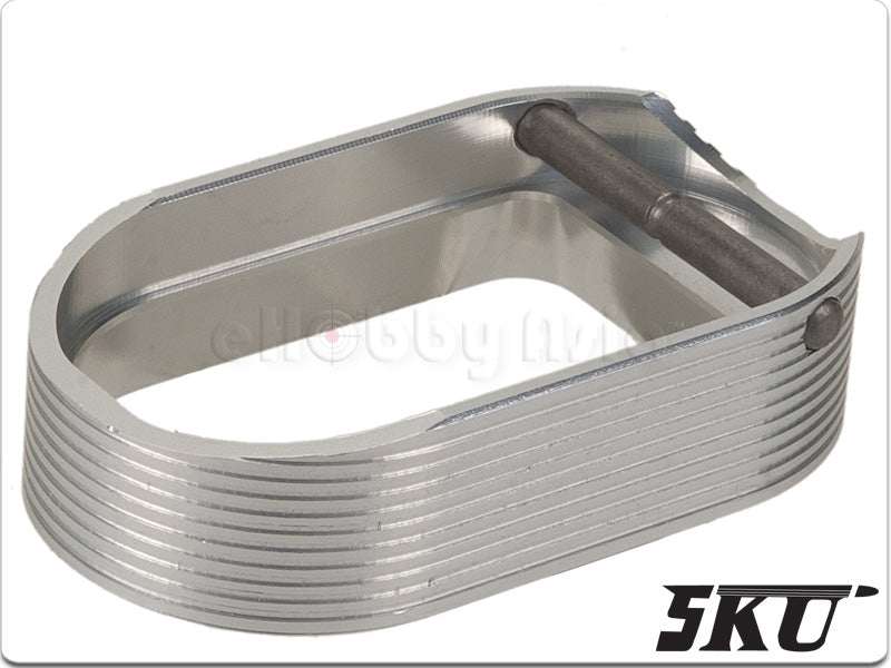 5KU Hot Shot Style Magwell for Marui Hi-Capa (Silver)