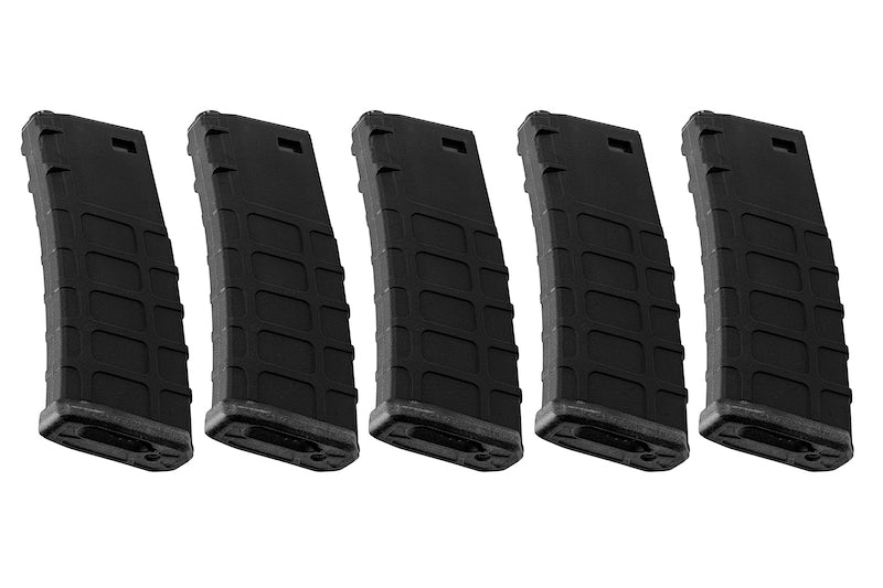 G&P GMAG 340rds Hi-Cap Magazine for Marui M16 Series (5pcs)