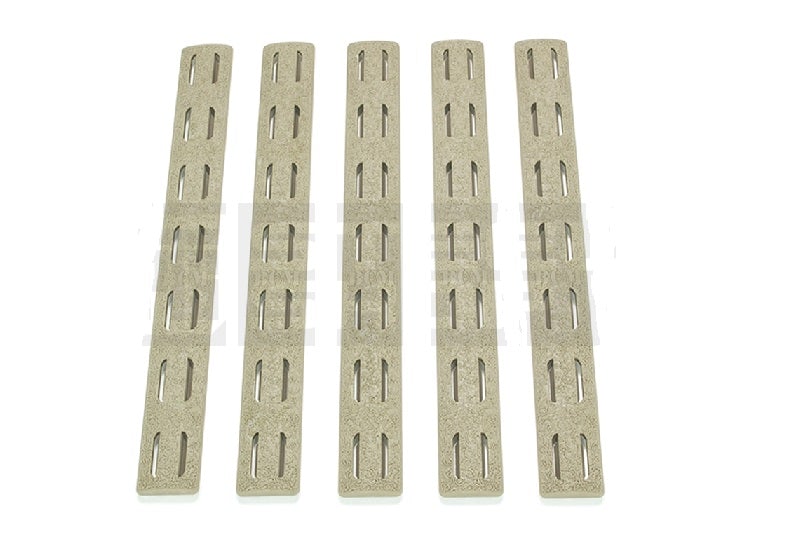PTS BCM M LOK Rail Panel Kit (5.5 inc / 5 Pack/ Dark Earth)