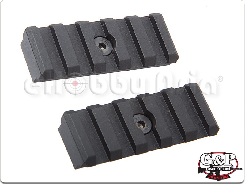 G&P M LOK 54mm Rail Set (2pcs, Black)